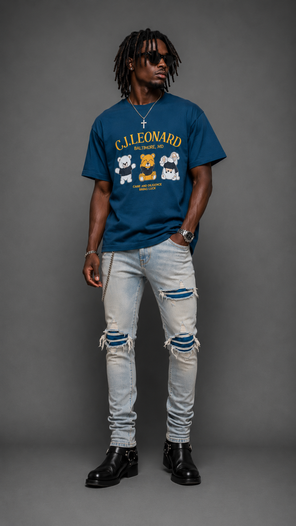 Blue Care Tee (Ships Immediately)
