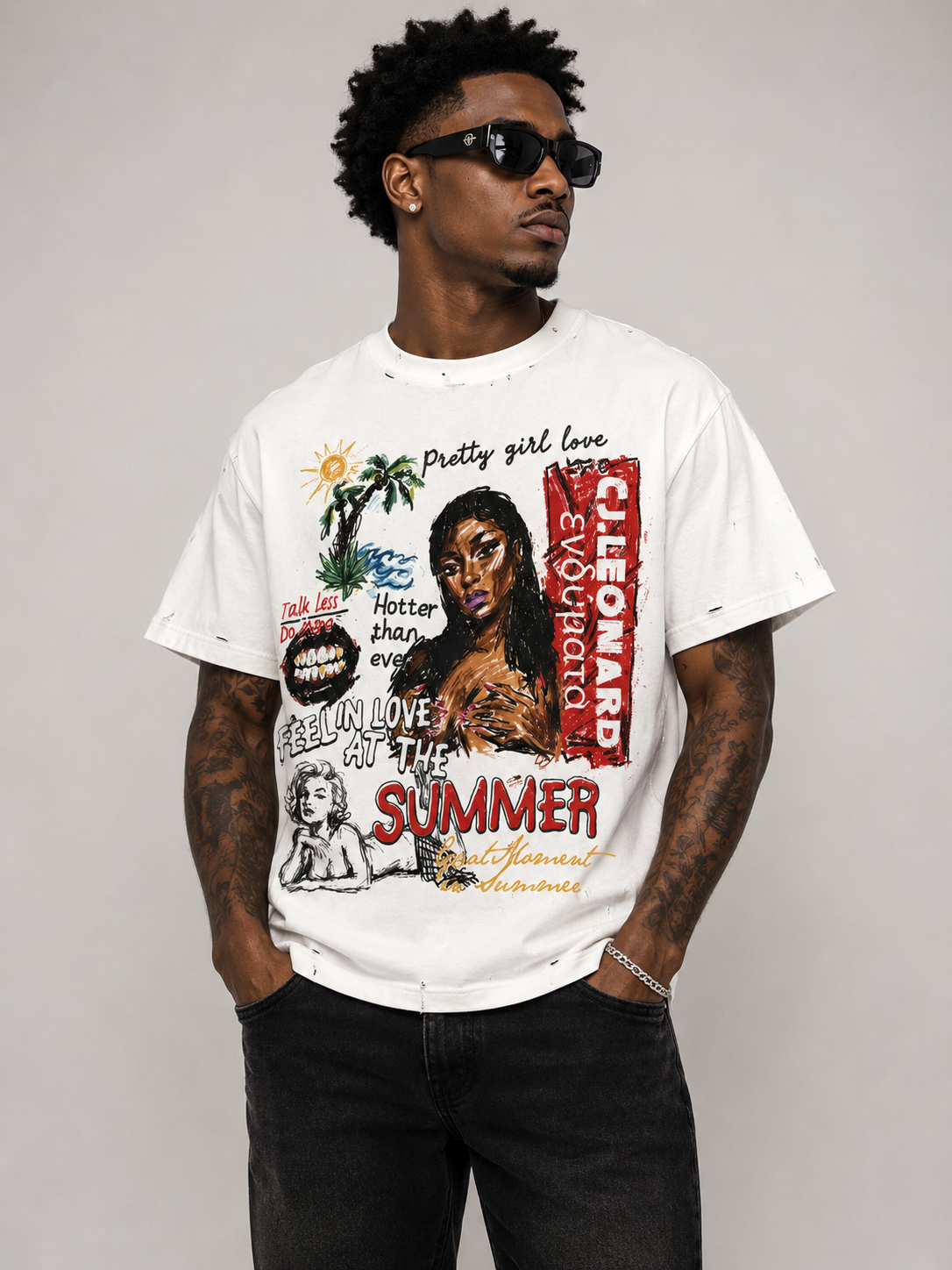 White Great Moments Tee (Ships Immediately)
