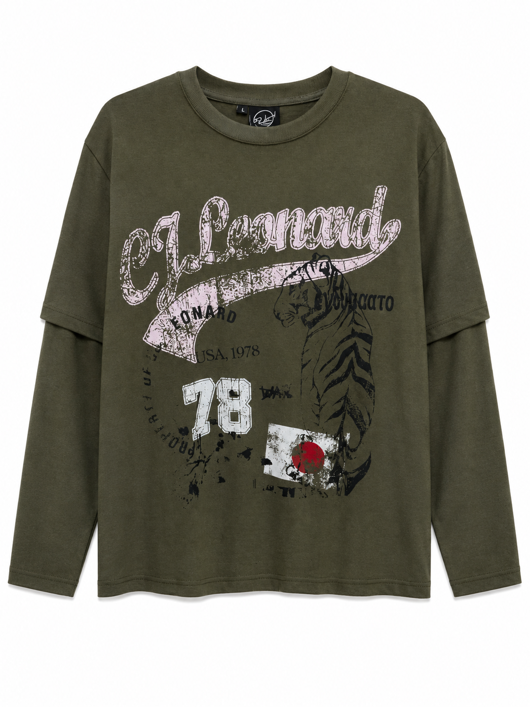 Olive 78 Tee (Ships Immediately)