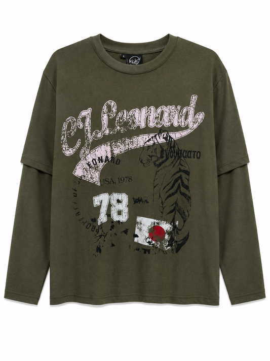 Olive 78 Tee (Ships Immediately)