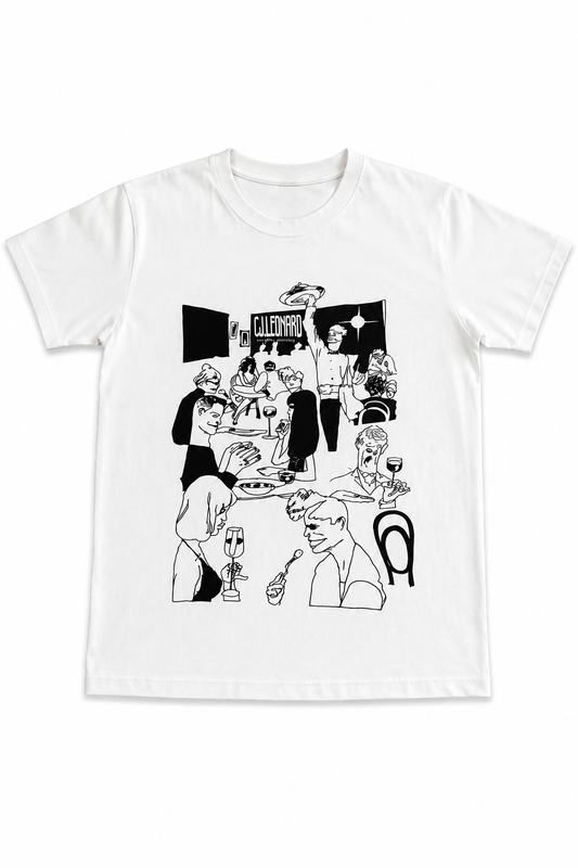 White Dining Tee