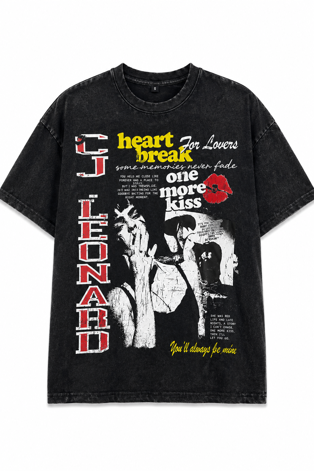 Black Heart Break Tee (Ships Immediately)