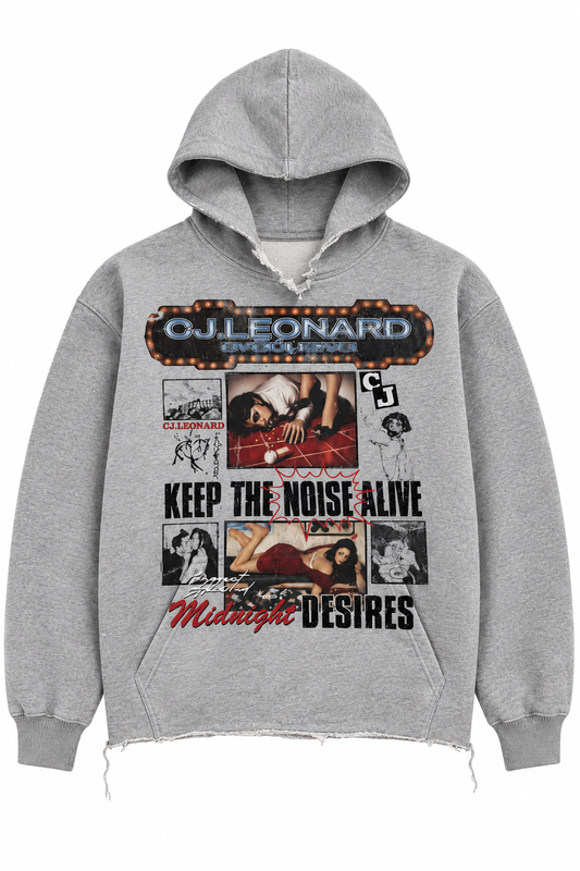 Grey Midnight Desires Hoodie (Ships September 19)