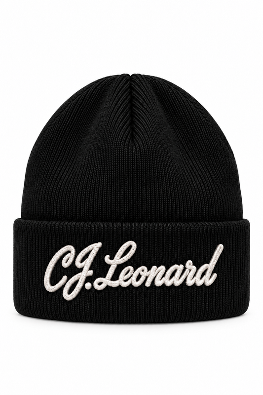 Black CJ.Leonard Beanie (Ships October 3)